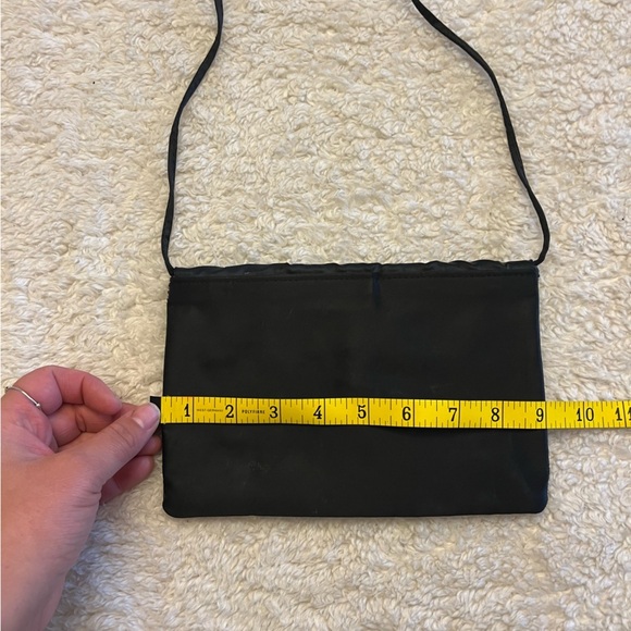 Black clutch/shoulder bag w/sparkle detail - Picture 7 of 7